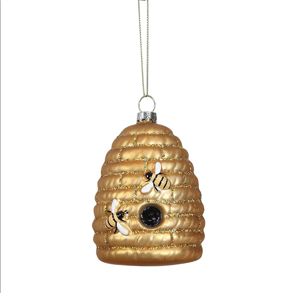 COPY - Mercury Glass Beehive Ornament